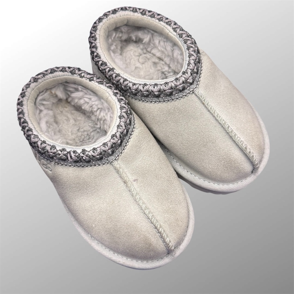 UGG Toddler Gray Tasman Suede Slippers size 7 - Picture 4 of 7